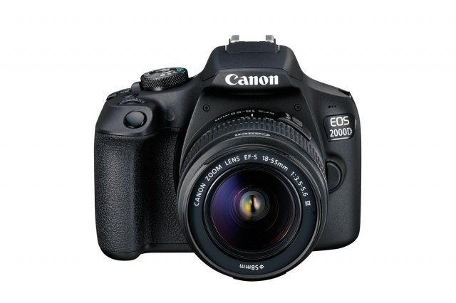 Digitalni foto aparati - Canon EOS 2000D + EF-s 18-55 mm DC III Black - Avalon ltd